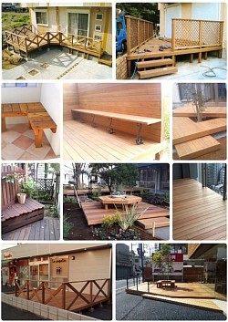 ウッドデッキ　施工例